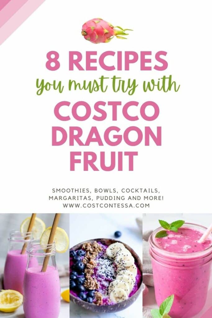 8 Easy Things to Make Using Costco Dragon Fruit 9 8 RECIPES YOU NEED TO TRY USING PITAYA DRAGON FRUIT FROM COSTCO!
Vegan, healthy, dairy free, plant based recipes using Pitaya frozen dragon fruit from Costco - from refreshing margaritas to hearty smoothie bowls - find all the best things to make using your Costco dragon fruit from the freezer! #costco #dragonfruit #vegan #plantbased #costcontessa #smoothies #signaturecocktail #mocktails #frozentreats #healhtydessert #raw