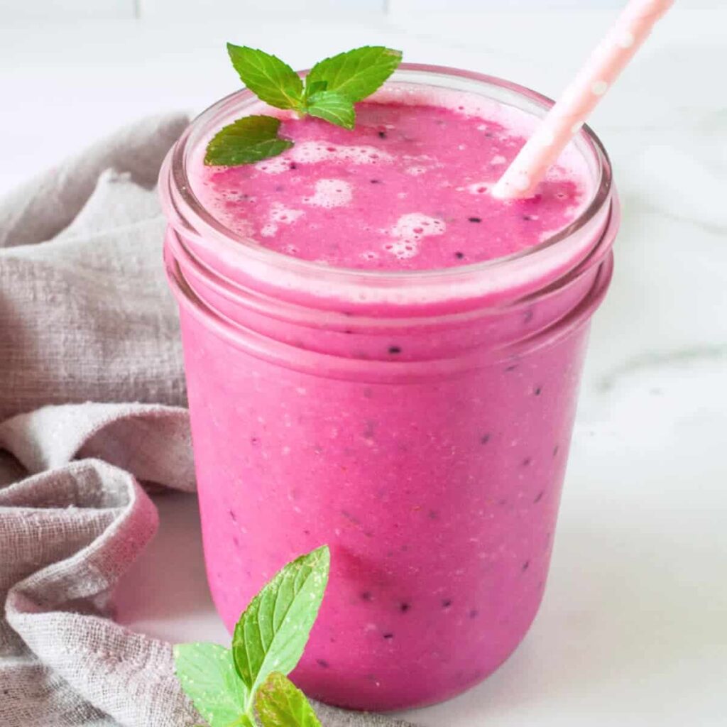 8 Easy Things to Make Using Costco Dragon Fruit 7 This dragon fruit and chia coconut pudding smoothie recipe takes less than 5 minutes to make! And you can grab everything at Costco! Get more details and tons of creative ways to use dragon fruit at Costco Contessa | costcontessa.com