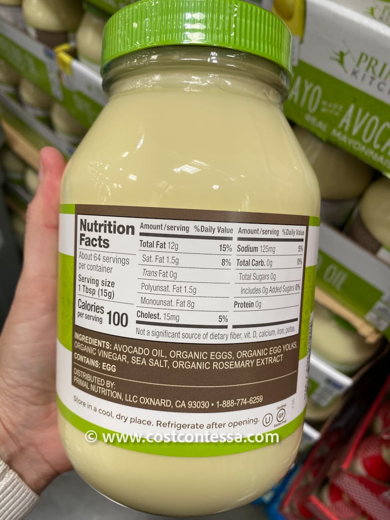 Primal Kitchen Avocado Mayonnaise at Costco