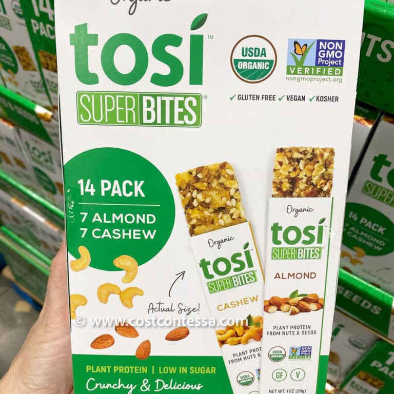 Tosi Super Bites - Organic Snack Bars at Costco - Healthy Snacks Made from Almonds and Cashews - Vegan & Gluten Free!