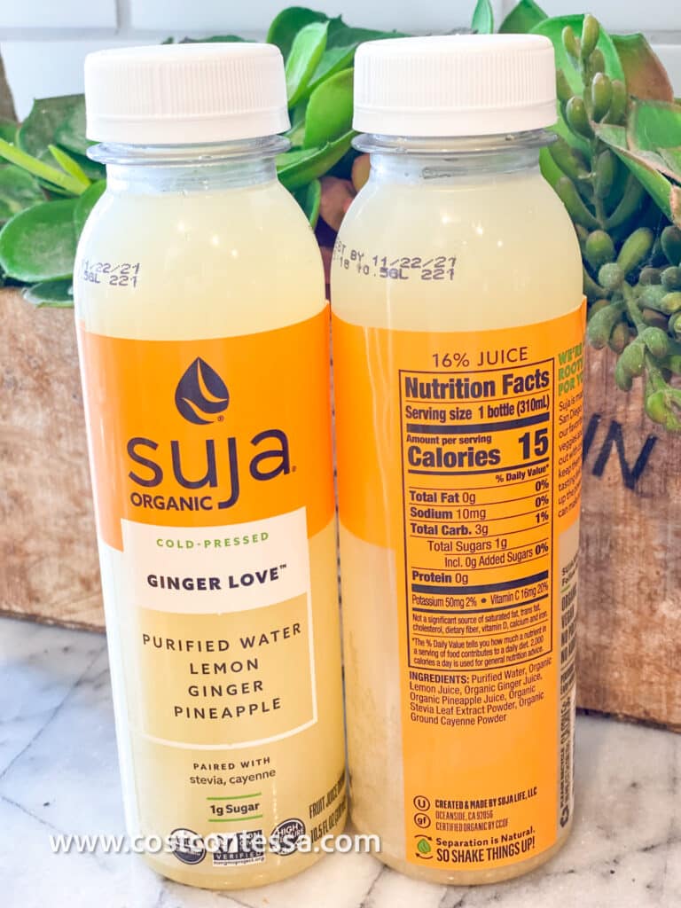 SUJA GINGER LOVE LEMONADE AT COSTCO - PRODUCT REVIEW