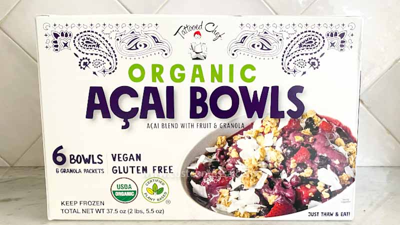 Costco Acai Bowl Frozen Organic Treats! 1 Organic Acai Bowls at Costco