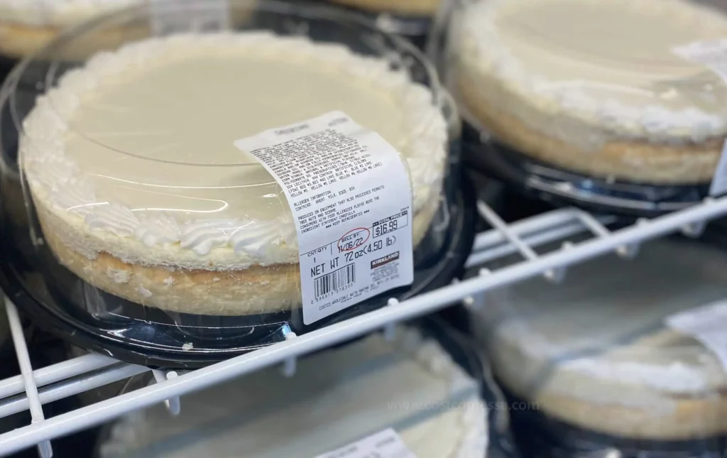 Plain Kirkland Bakery Fresh Cheesecake From Costco