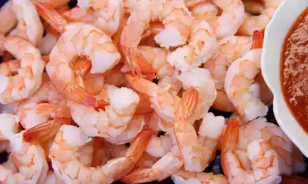 Kirkland Signature Shrimp Cocktail at Costco 1 Ready-to-Serve Shrimp Cocktail at Costco Includes Cocktail Sauce and Fresh Lemon Wedges