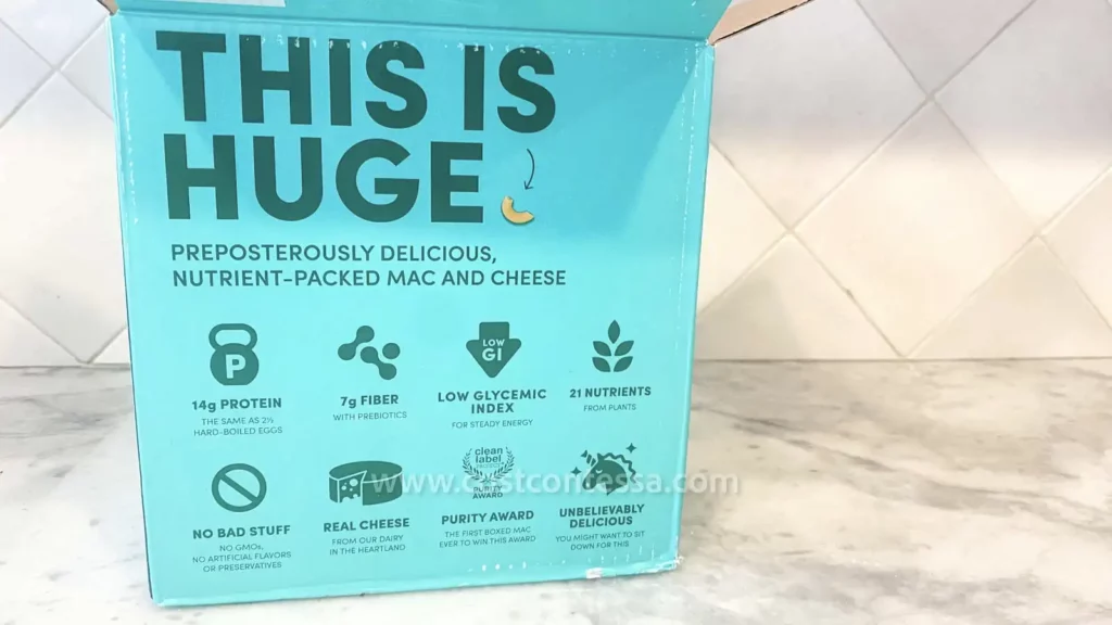 Goodles Cheddy Mac at Costco! 6 Goodles at Costco has 7g of fiber, 21 nutrients, 14g protein, Non-GMO - New Item