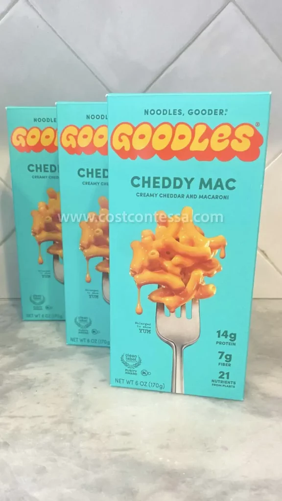 Goodles Cheddy Mac at Costco! 4 Goodles Boxed Cheddy Mac and Cheese - New Costco Find