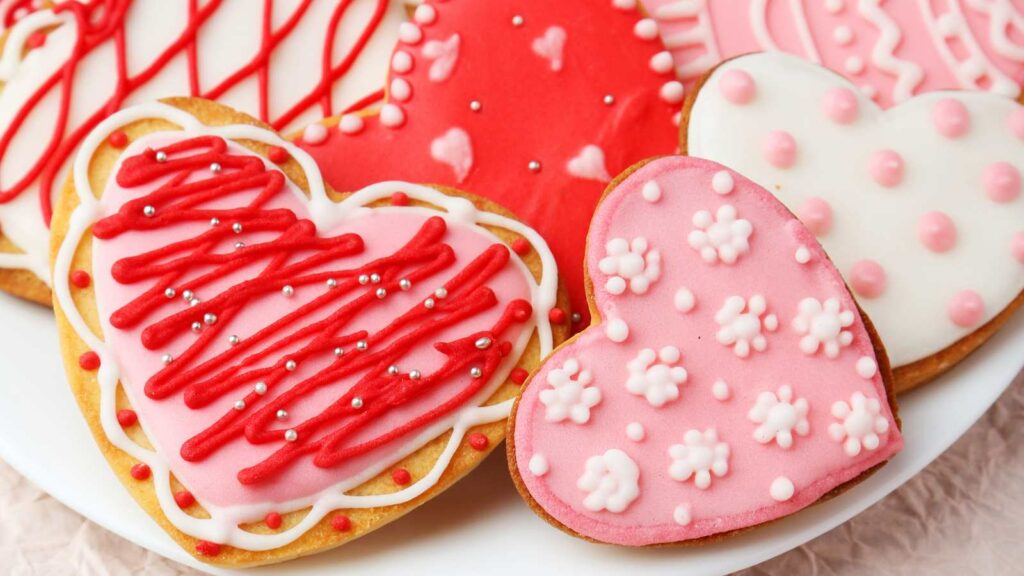 heart shaped food