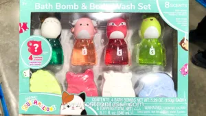 Costco Squishmallows Bath Bomb and Body Wash Gift Set at Costco 2023