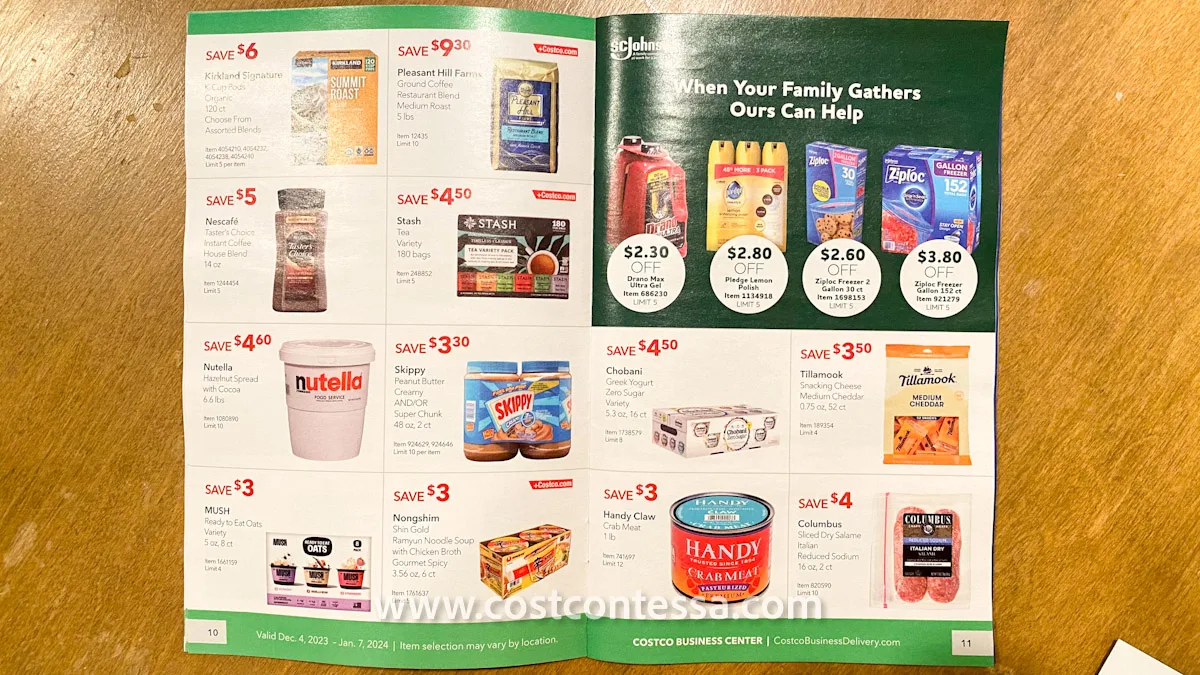 Costco Business Center Coupon Book December 2023 Ad Scan