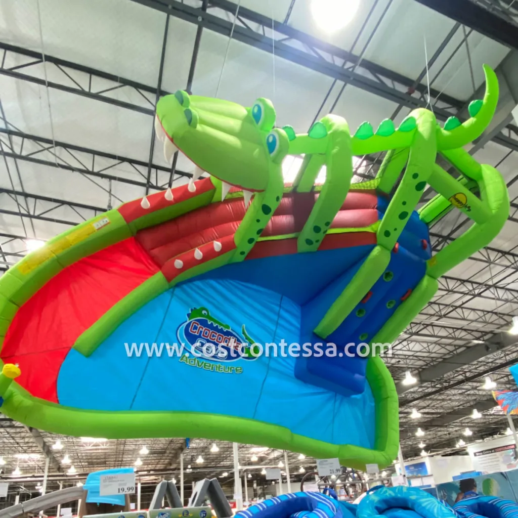 Happy Hop Crocodile Inflatable Water Slide at Costco CostContessa